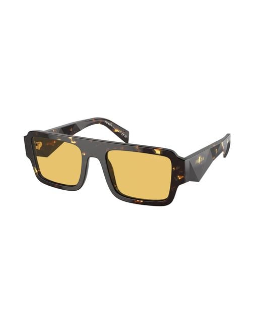 Prada Black Pr A05S 16O10C Sunglasses Acetate Squared Normal for men
