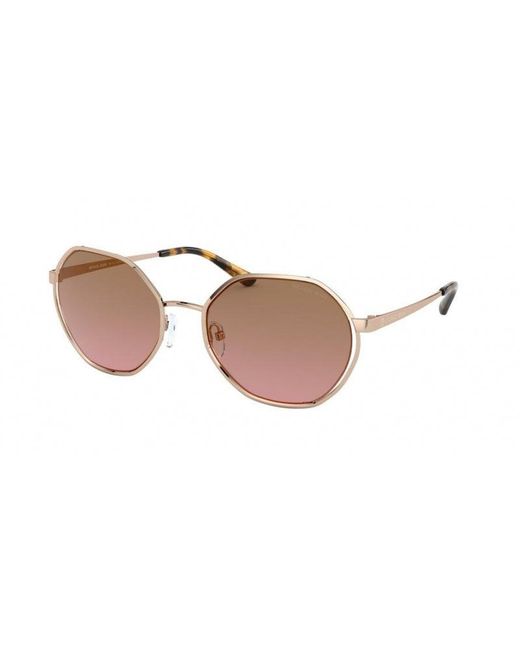 Michael Kors Black Mk1072 Porto 110814 Sunglasses Metal Geometric Normal Shaded