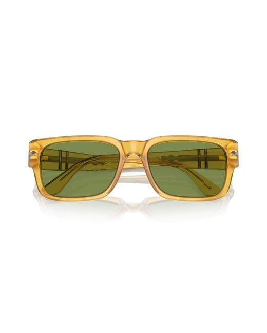 Persol Green Po3315S 204/4E Sunglasses Acetate Squared Normal for men