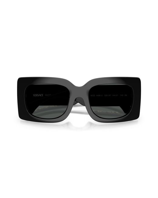 Versace Black Ve4496U Gb1/87 Sunglasses Injected Squared Normal