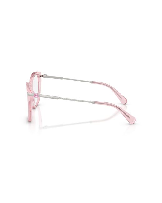 Swarovski Black Sk2060 3001 Optical Frames Acetate Transparent Cat Eye Normal