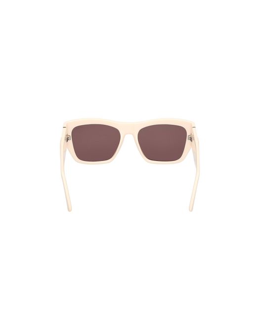 Guess White Gu00252 25Y Sunglasses Injected Squared Normal
