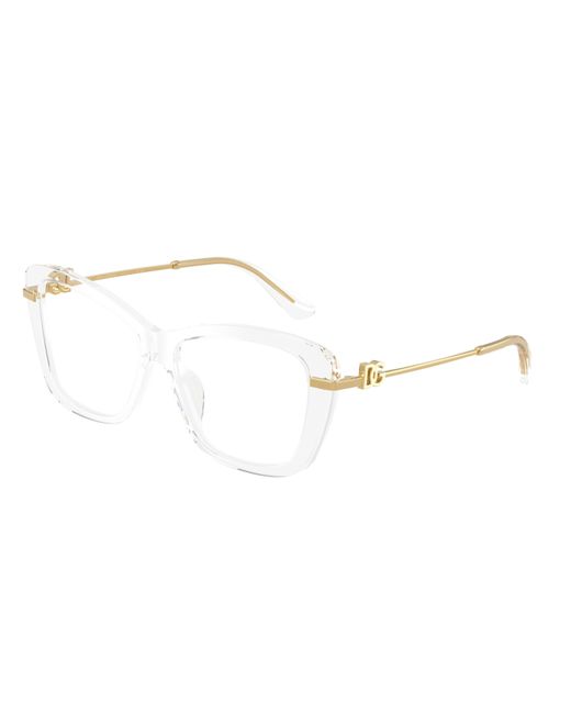 Dolce & Gabbana Black Dg3439 3133 Optical Frames Acetate Squared Normal