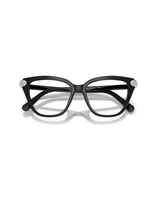 Swarovski Black Sk2045 1001 Optical Frames Acetate Cat Eye Normal
