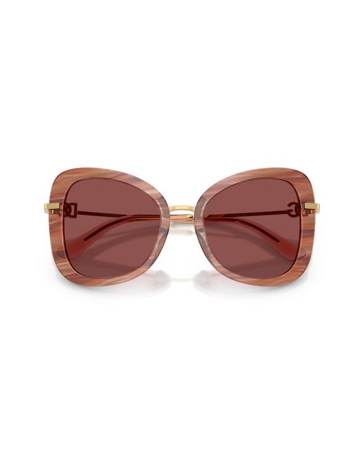 Dolce & Gabbana Black Dg4535 347375 Sunglasses Acetate Butterfly Normal