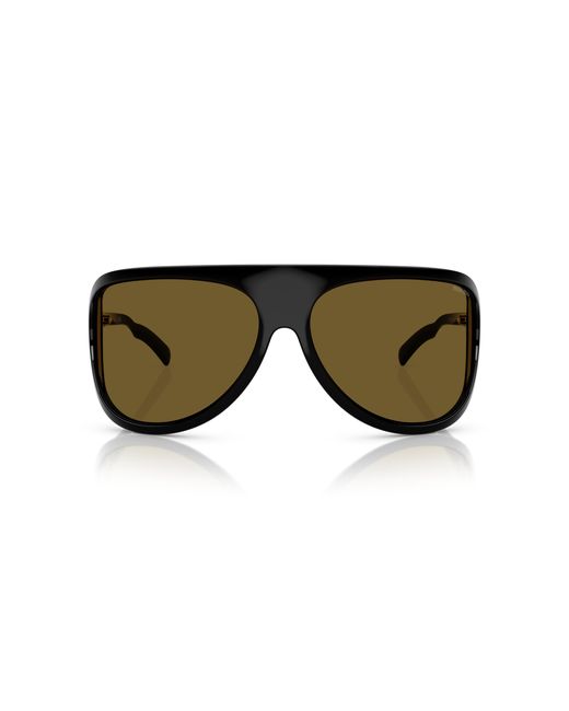 Miu Miu Black Mu A01S 1Ab01T Sunglasses Injected Geometric Normal