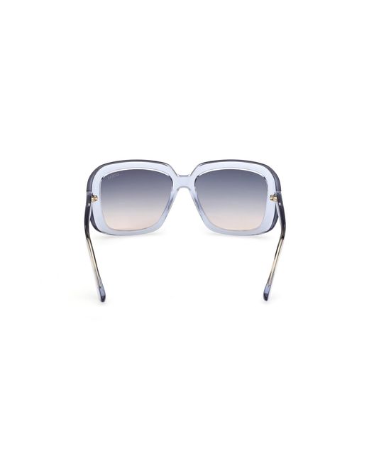 Guess Black Gu00288 90W Sunglasses Injected Squared Normal