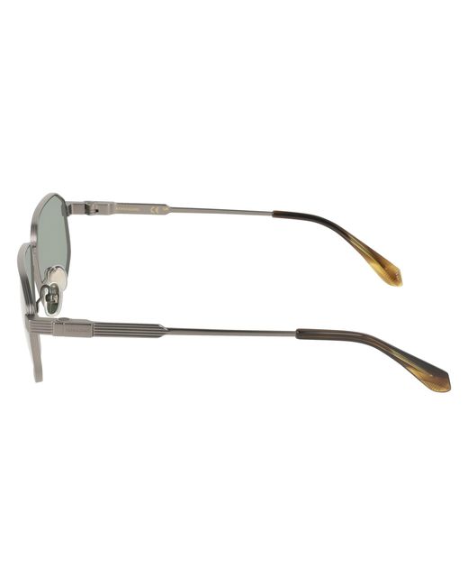 Ferragamo Black Sf340S 071 Sunglasses Titanium Squared Normal for men