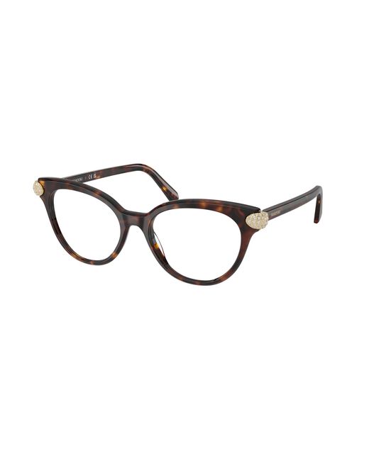 Swarovski Black Sk2046 1002 Optical Frames Acetate Pantos Normal