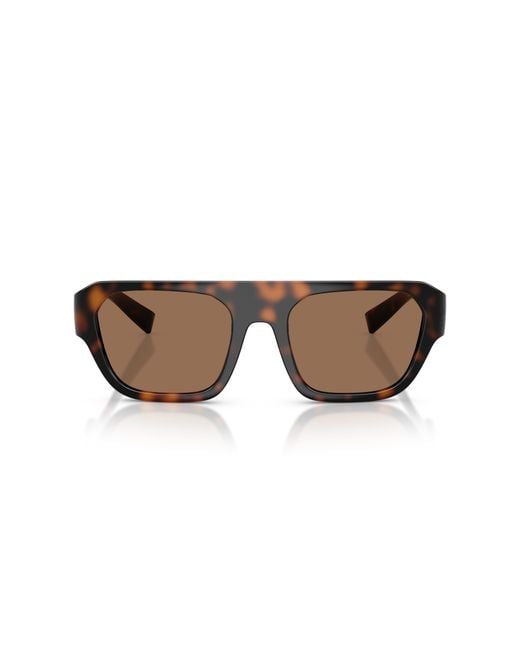 Dolce & Gabbana Black Dg6206 502/73 Sunglasses Injected Squared Normal for men