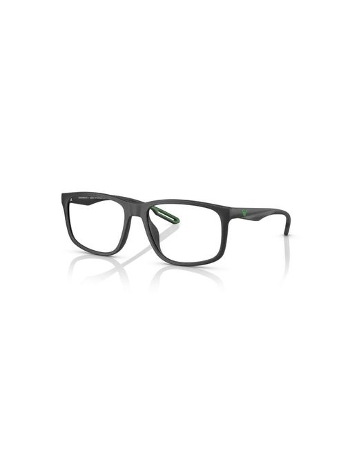 Emporio Armani Black Ea3209U 5001 Optical Frames Plastic Squared for men