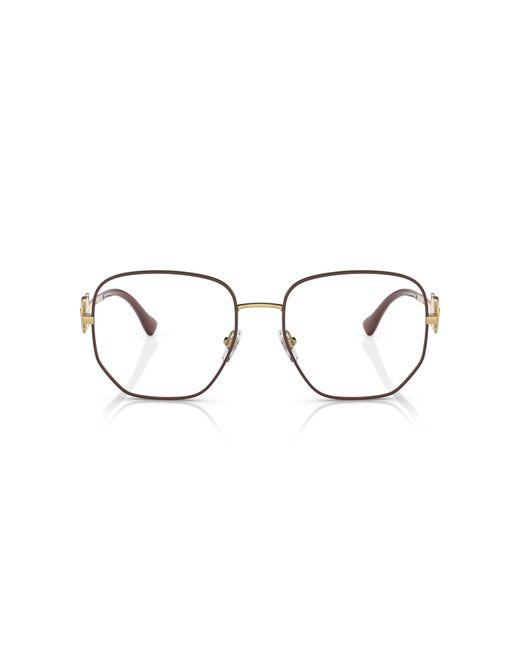 Versace Black Ve1283 1480 Optical Frames Metal Geometric Normal