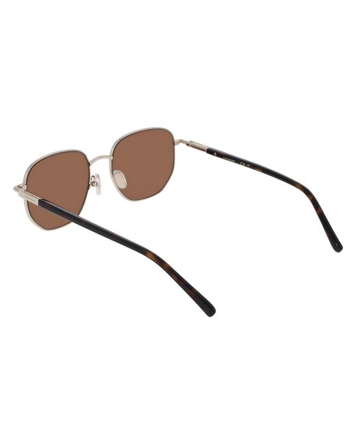 Ferragamo Black Sf328S 745 Sunglasses Metal Squared Normal for men