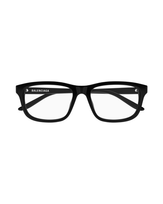 Balenciaga Black Bb0442Oa 004 Optical Frames Acetate Transparent Squared