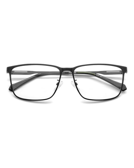 Polaroid Black Pld D494/G 003 Optical Frames Metal Squared for men