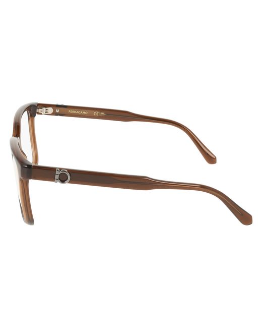Ferragamo Black Sf3043E 232 Optical Frames Squared Normal for men
