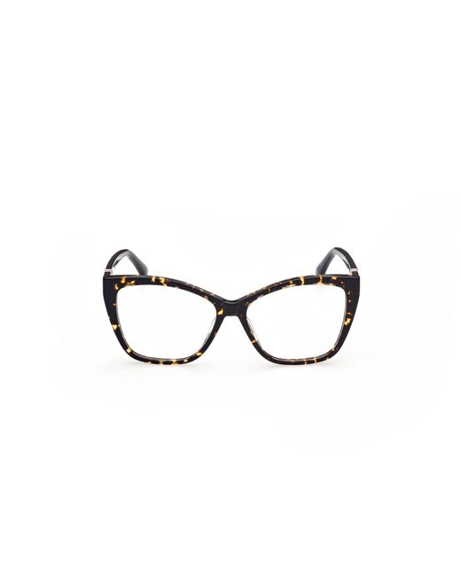 Max Mara Black Mm5036 052 Optical Frames Acetate Squared Normal