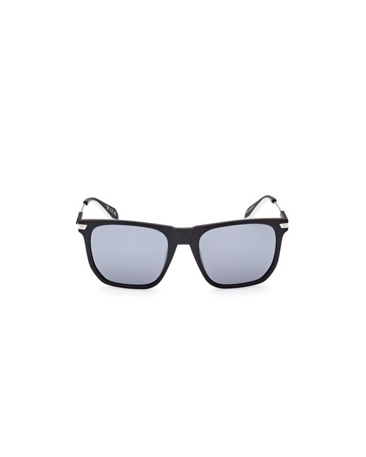 Adidas Black Or0081 02C Sunglasses Injected Squared Normal Mirror for men