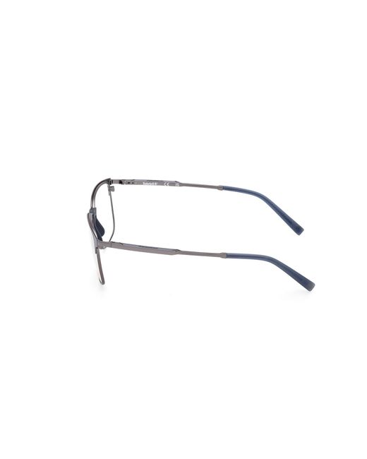 Timberland Black Tb50054 002 Optical Frames Metal Squared Normal for men