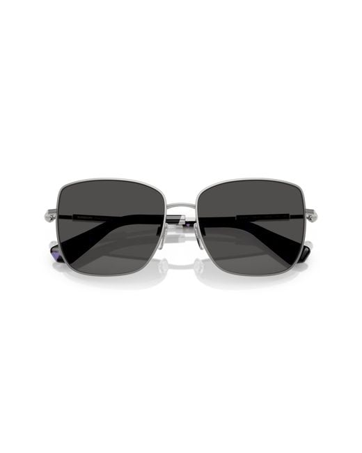 Burberry Black Be3158 100587 Sunglasses Metal Squared Normal