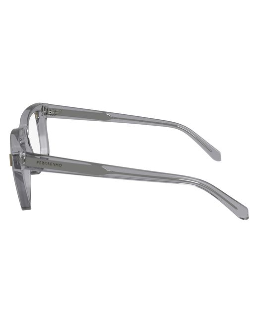 Ferragamo Black Sf2996 050 Optical Frames Acetate Squared Normal Normal for men