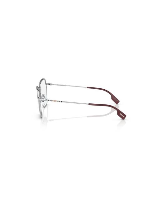 Burberry Black Be1371 Angelica 1005 Optical Frames Metal Transparent Geometric Normal