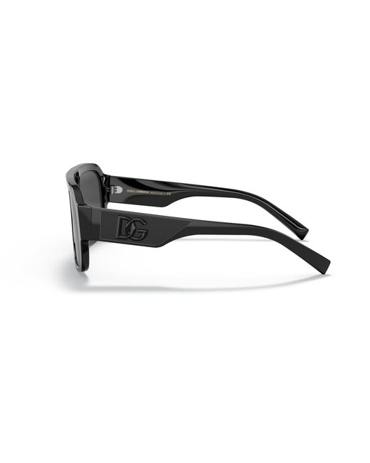 Dolce & Gabbana Black Dg4403 501/87 Sunglasses Acetate Pilot Normal for men