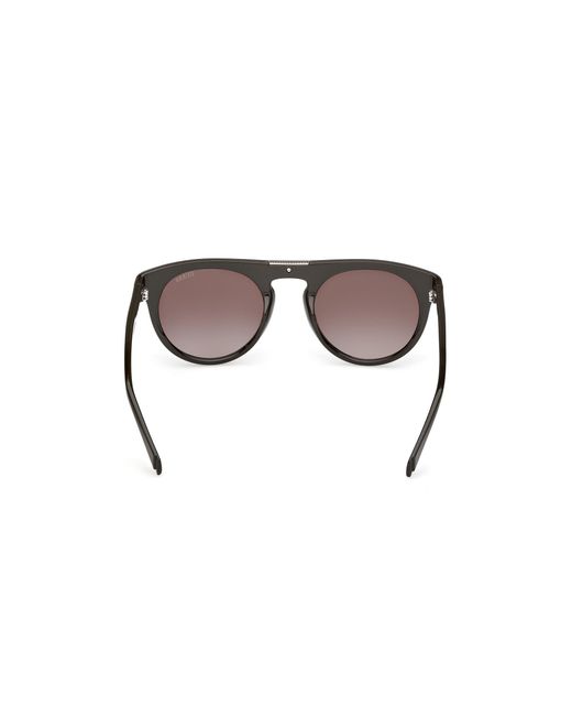 Guess Black Gu00275 96F Sunglasses Injected Round Normal for men