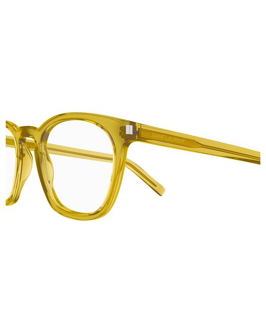Saint Laurent Black Sl 28 Opt 013 Optical Frames Acetate Transparent Round