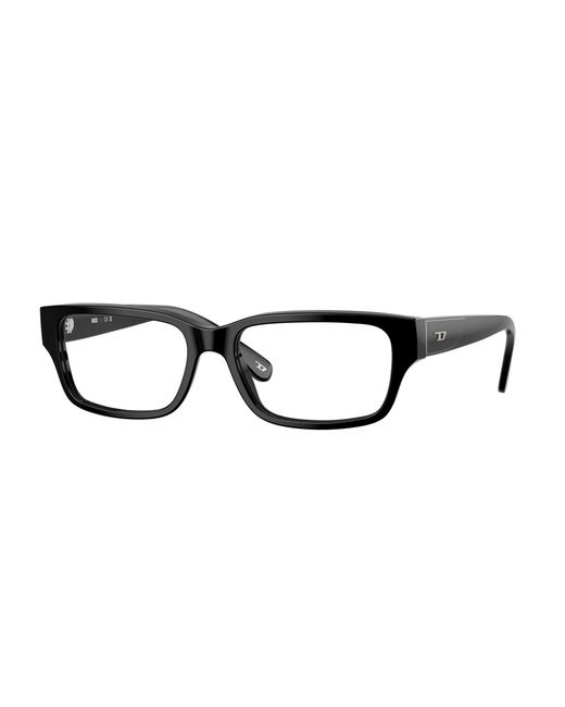 DIESEL Black Dl4002 2042 Optical Frames Acetate Transparent Squared Normal