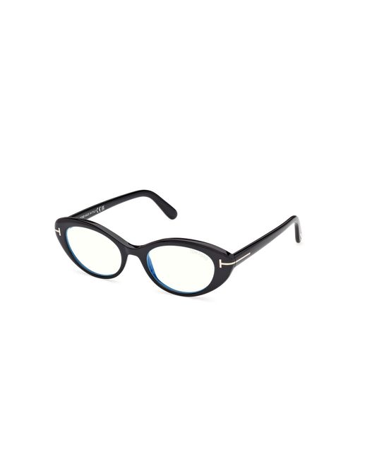 Tom Ford Black Ft6092-B 001 Optical Frames Acetate Round Normal