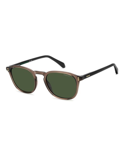 Polaroid Green Pld 4203/S/X 09Q/Uc Sunglasses Acetate Round Polarized for men