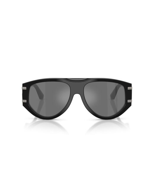 Dolce & Gabbana Black Dg4499 501/6G Sunglasses Acetate Pilot Mirrored