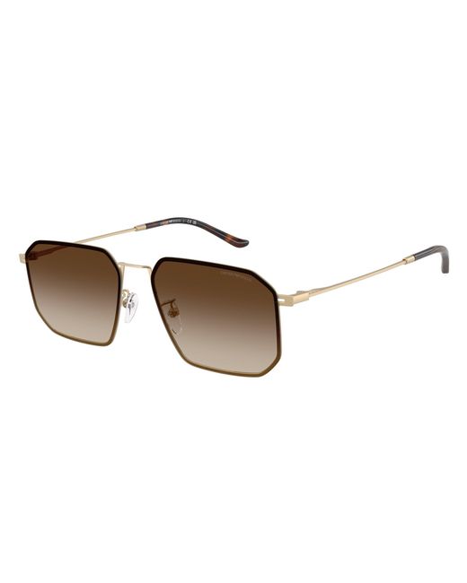 Emporio Armani Black Ea2165D 300213 Sunglasses Metal Geometric Normal Shaded for men