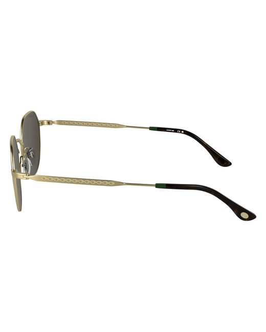 Lacoste Black L268S 710 Sunglasses Metal Squared Normal