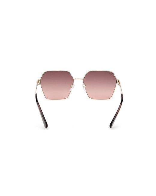 MAX&Co. Black Mo0141 32F Sunglasses Metal Geometric Normal