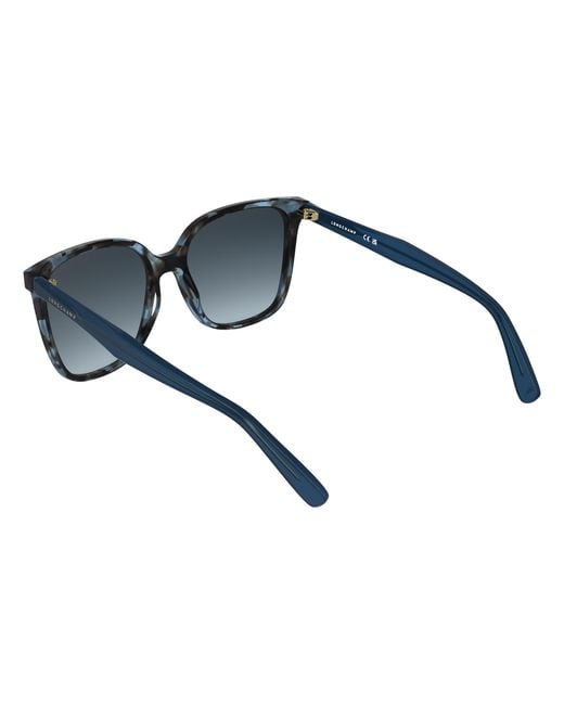 Longchamp Black Lo807S 438 Sunglasses Acetate Squared Normal