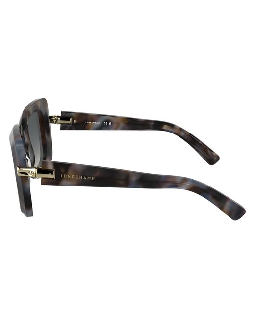 Longchamp Black Lo776S 430 Sunglasses Acetate Squared Normal