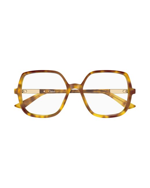 Chloé Black Ch0368O 003 Optical Frames Acetate Transparent Geometric