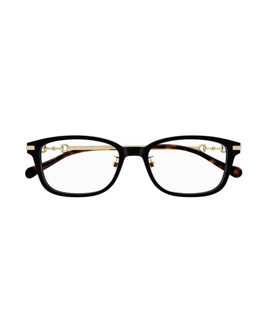 Gucci Black Gg1129Oj 001 Optical Frames Acetate Squared