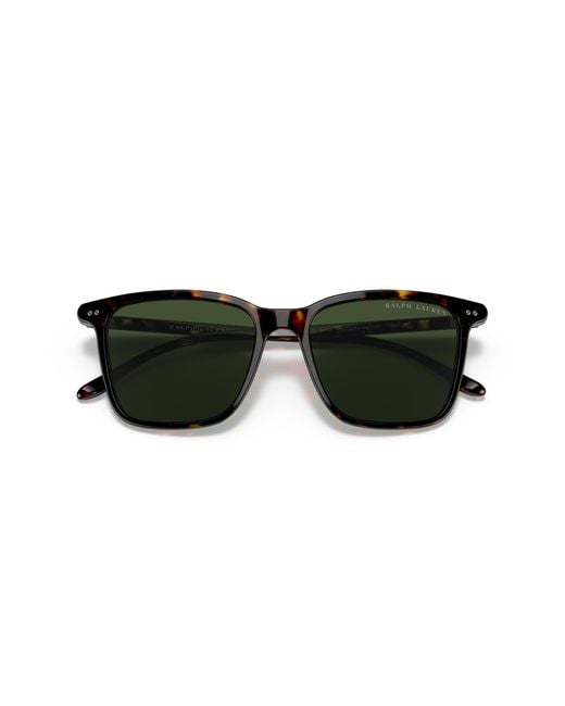 Ralph Lauren Green Rl8199 500371 Sunglasses Acetate Pillow Normal for men