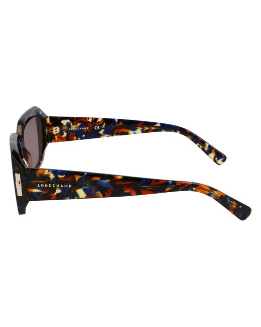 Longchamp Black Lo765S 431 Sunglasses Acetate Squared Normal