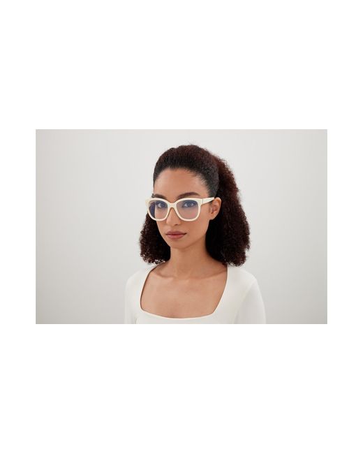 Saint Laurent Black Sl M97 006 Optical Frames Acetate Transparent Squared