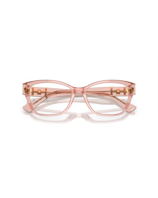 Versace Black Ve3344 5434 Optical Frames Acetate Cat Eye
