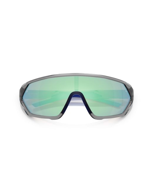 FERRARI SCUDERIA Green Fz6017U 524/7V Sunglasses Injected Pillow Mirrored for men