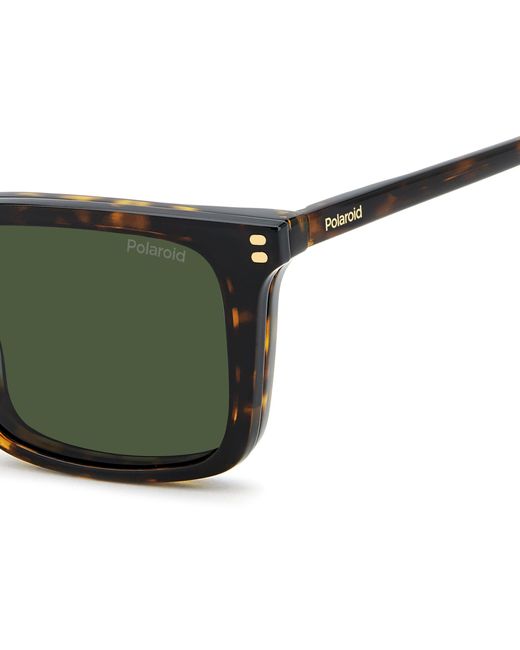 Polaroid Black Pld D604/C 086/Uc Optical Frames Acetate Squared Polarized for men