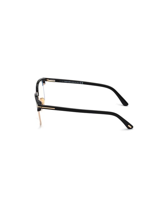 Tom Ford Black Ft5683-B 001 Optical Frames Injected Squared Normal for men