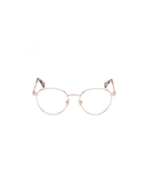 Guess Black Gu5221 028 Optical Frames Metal Round Normal