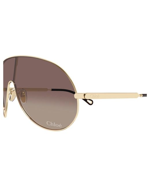 Chloé Black Ch0283S 002 Sunglasses Metal Mask