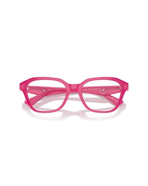 Emporio Armani Black Ea3235U 6118 Optical Frames Acetate Transparent Geometric Normal